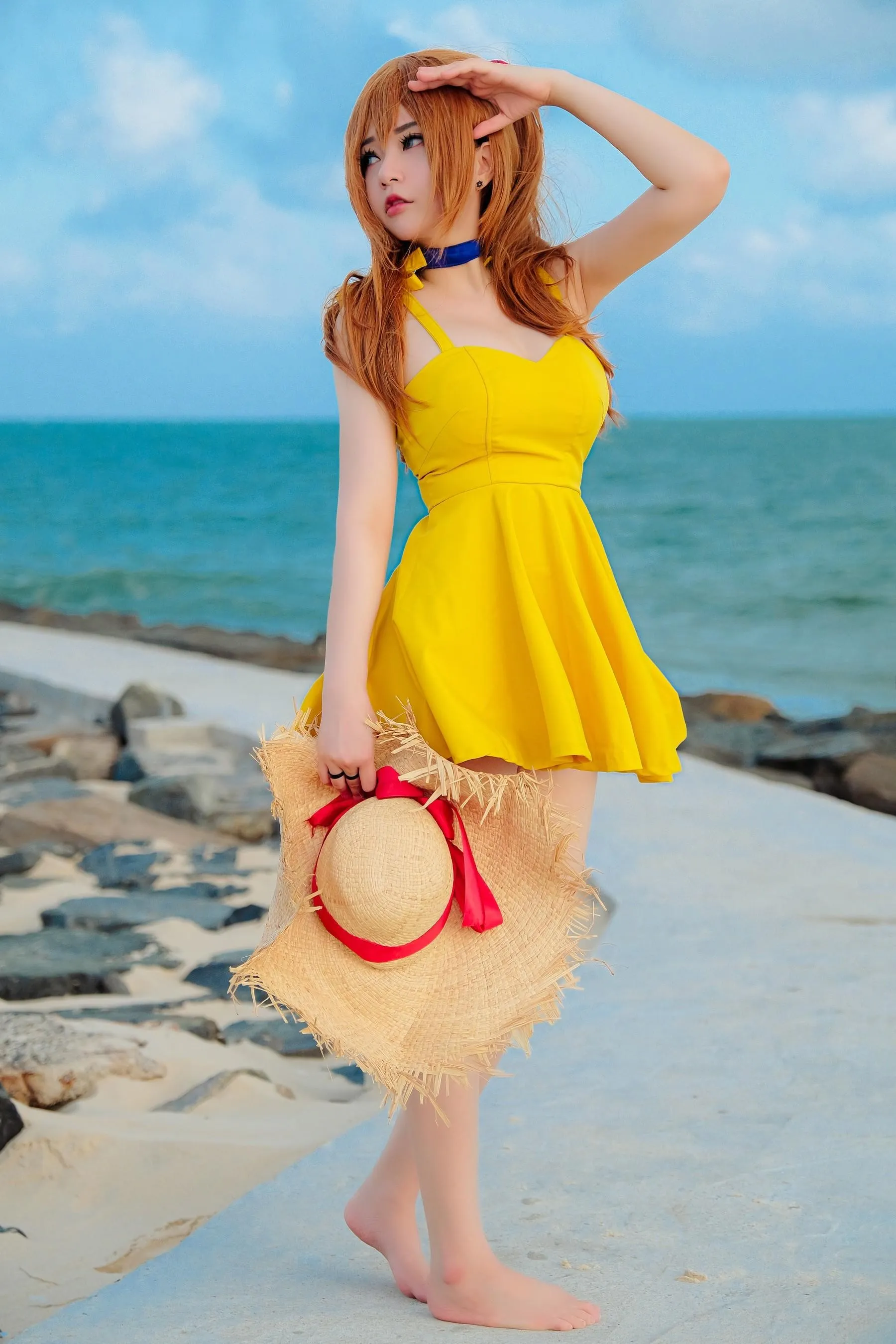 Potato Godzilla - NO.56 Asuka Yellow Dress [27P]